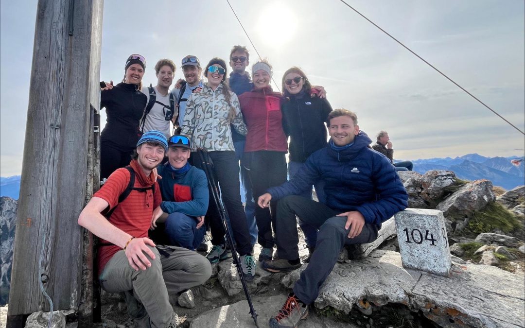 Bergsporthütten-Team Augsburg am Friedberger Klettersteig