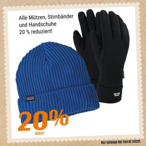 Mützen, Handschuhe und Stirnbänder