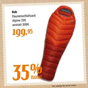Rab Daunenschlafsack Alpine 200