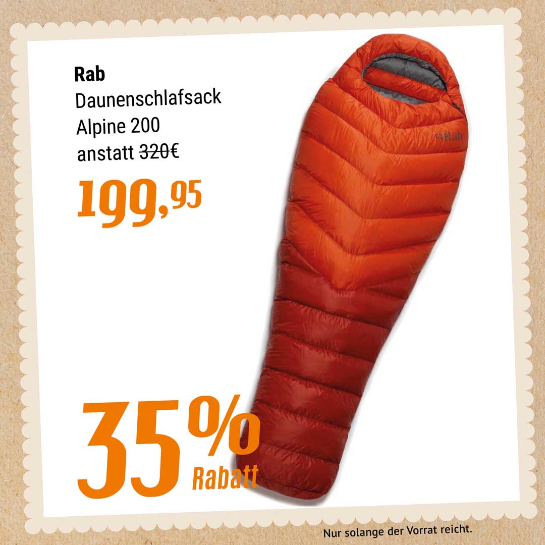 Rab Daunenschlafsack Alpine 200
