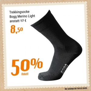 Trekkingsocke Bogg Merino Light