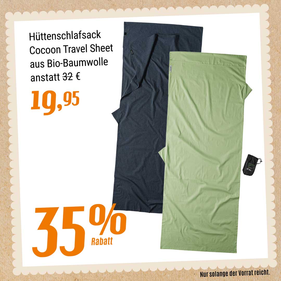Hüttenschlafsack Cocoon Travel Sheet