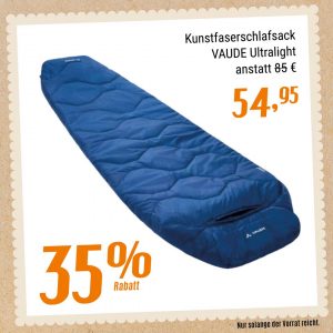 Kunstfaserschlafsack VAUDE Ultralight