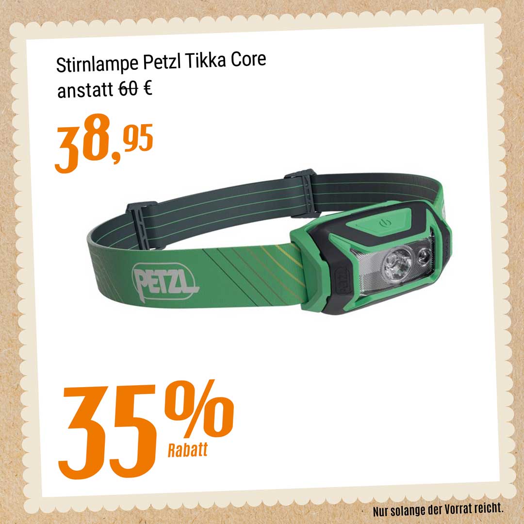 Stirnlampe Petzl Tikka Core