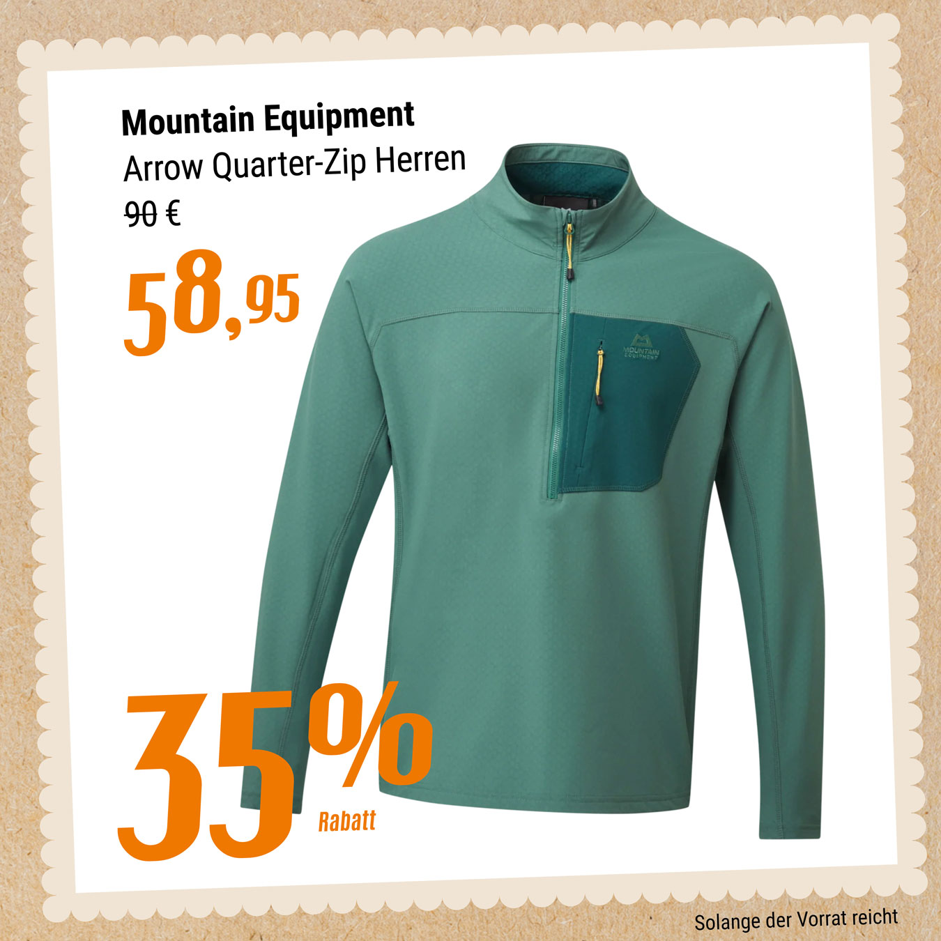 Mountain Equipment Arrow Quarter-Zip Herren